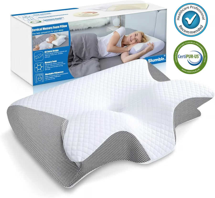 COMFORT MAX VISCOELÁSTICA™ - Te sentirás más descansada y sin dolores de cuello o TE DEVOLVEMOS EL DINERO (Incluye funda).