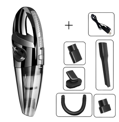 TurboMax Inalámbrica™ - La única aspiradora de coche Triclogénica. 3 veces más potente, 3 veces mas batería y 3 veces más capacidad. (Hoy incluye GRATIS los 5 complementos) 120W