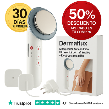 Dermaflux™ – Elimina la celulitis y reafirma tu piel desde casa. *(Oferta Pre-Verano) +Envío GRATIS.
