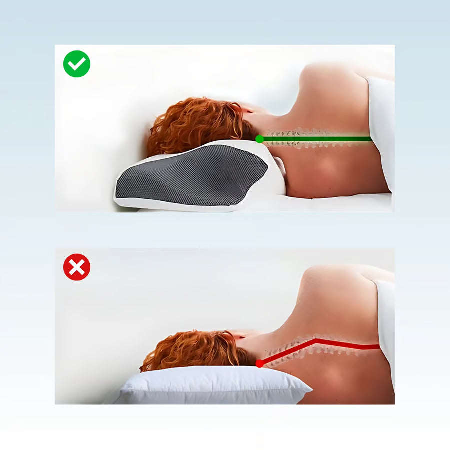 COMFORT MAX VISCOELÁSTICA™ - Te sentirás más descansada y sin dolores de cuello o TE DEVOLVEMOS EL DINERO (Incluye funda).