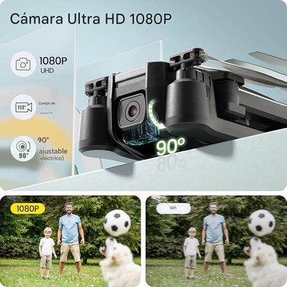 Dron SkyGuard Pro™ | Vuela como un piloto experto sin miedo a perder tu dron con Envío GRATIS. *(Hoy Auriculares Envolventes Gratis + Doble cámara 4K + 2 baterías + Maletín incluido)