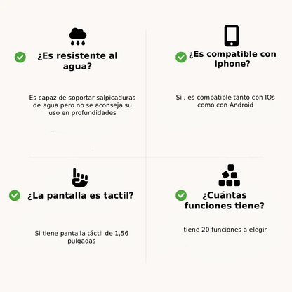 Smartwatch X10MAX – Control total de tu salud cada día, en tu muñeca (Pulsómetro, batería duradera, sincronización con tu móvil, 2 correas y Auriculares Inalámbricos de regalo) + Envío Gratis