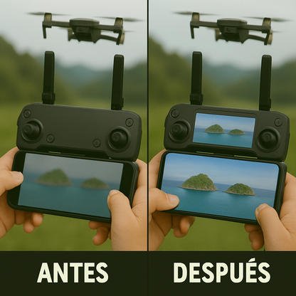 Dron SkyGuard Pro™ | Vuela como un piloto experto sin miedo a perder tu dron con Envío GRATIS. *(Hoy Auriculares Envolventes Gratis + Doble cámara 4K + 2 baterías + Maletín incluido)