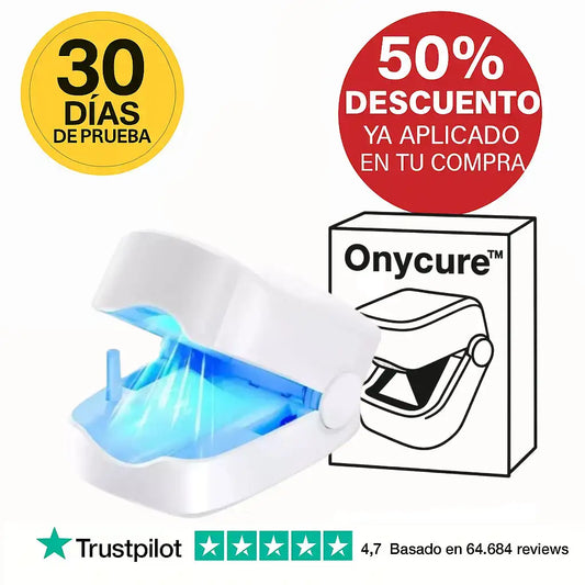 OnyCure™ – Descalzate sin excusas: uñas más claras y presentables en solo 3 semanas. Tecnología profesional UV (+Envío GRATIS)