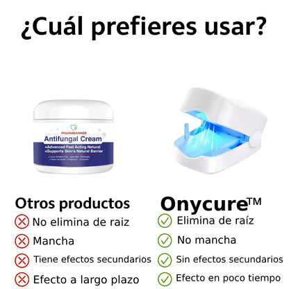 OnyCure ClearStart™ – Descalzarte sin excusas: uñas más claras y presentables en semanas (Con Luz Azul + Infrarroja Dual) + Envío GRATIS