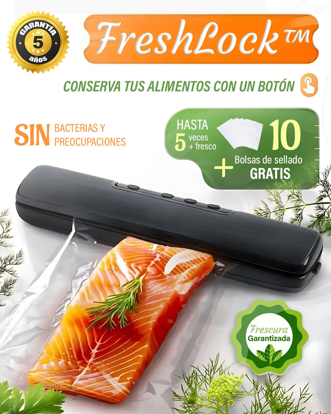 SellaMax PRO™ - La forma inteligente de guardar tus alimentos esta Navidad. (Incluye Gratis 10 bolsas)