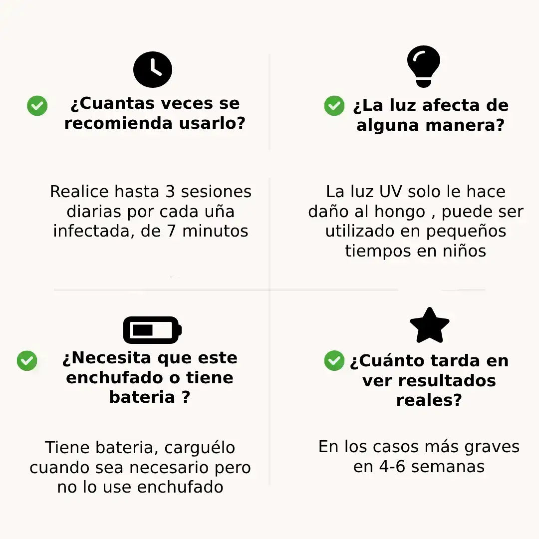 OnyCure ClearStart™ – Descalzarte sin excusas: uñas más claras y presentables en semanas (Con Luz Azul + Infrarroja Dual) + Envío GRATIS