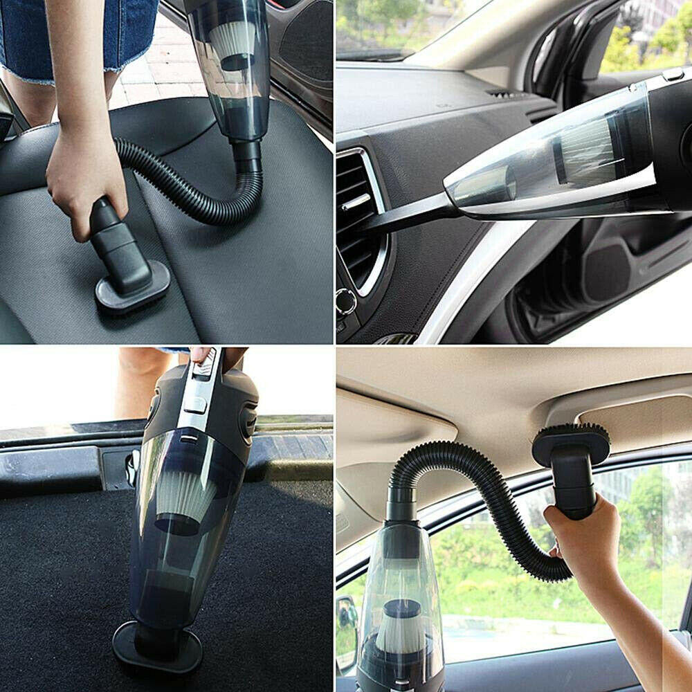 TurboMax Inalámbrica™ - La única aspiradora de coche Triclogénica. 3 veces más potente, 3 veces mas batería y 3 veces más capacidad. (Hoy incluye GRATIS los 5 complementos) 120W
