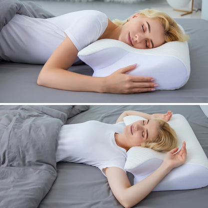 COMFORT MAX VISCOELÁSTICA™ - Te sentirás más descansada y sin dolores de cuello o TE DEVOLVEMOS EL DINERO (Incluye funda).
