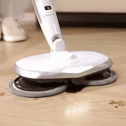 SpinClean Pro™ — La única mopa eléctrica que evita la vergüenza cuando llaman al timbre: rocía agua automáticamente sin que tengas que agacharte y limpia toda tu casa sin parar ni recargar (+ 4 recambios lavables + ENVÍO GRATIS)