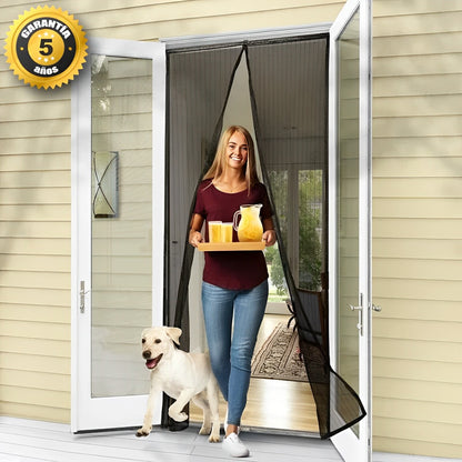 2 x MagneticPRO ORIGINAL™ - La novedosa mosquitera magnética de cierre automático (Tamaño UNIVERSAL 1m x 2m, apto para cualquier superficie) +ENVÍO GRATIS