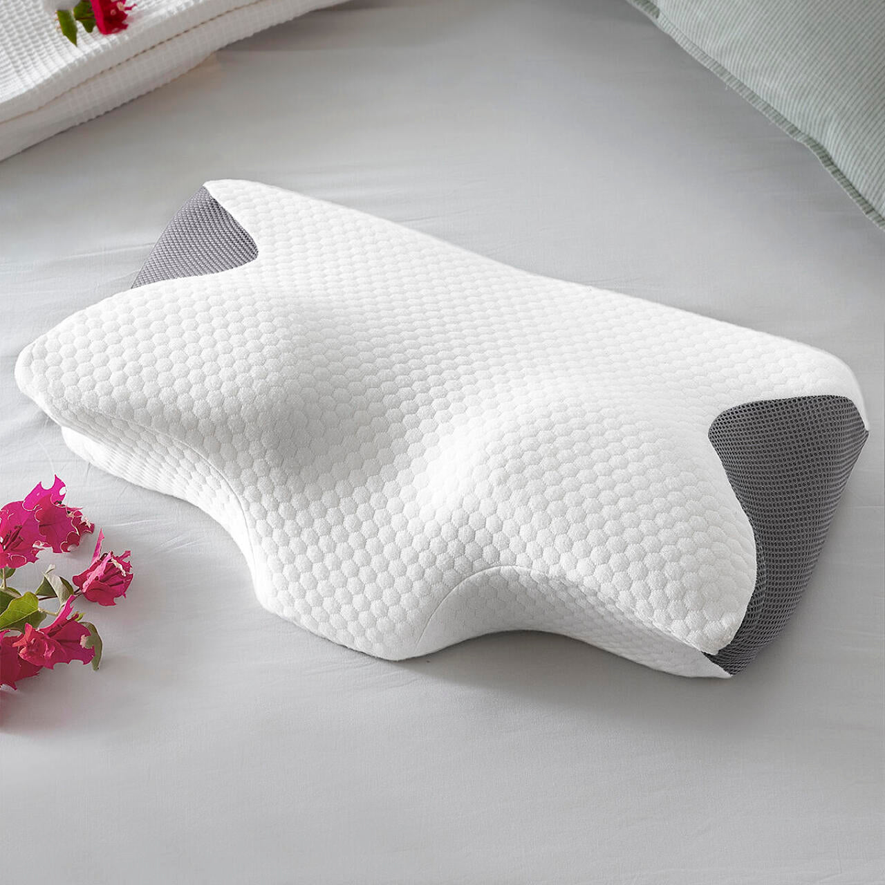 COMFORT MAX VISCOELÁSTICA™ - Te sentirás más descansada y sin dolores de cuello o TE DEVOLVEMOS EL DINERO (Incluye funda).