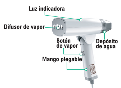 VerticalStream Pro™ - La plancha vertical profesional que elimina arrugas 3 veces más rápido, incluso sin tabla de planchar. 1300W 85ml (Hoy con Envío Gratis y oferta única hasta agotar stock)