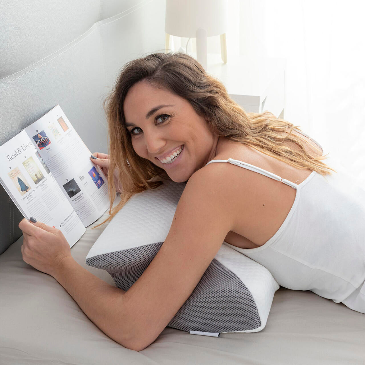 COMFORT MAX VISCOELÁSTICA™ - Te sentirás más descansada y sin dolores de cuello o TE DEVOLVEMOS EL DINERO (Incluye funda).