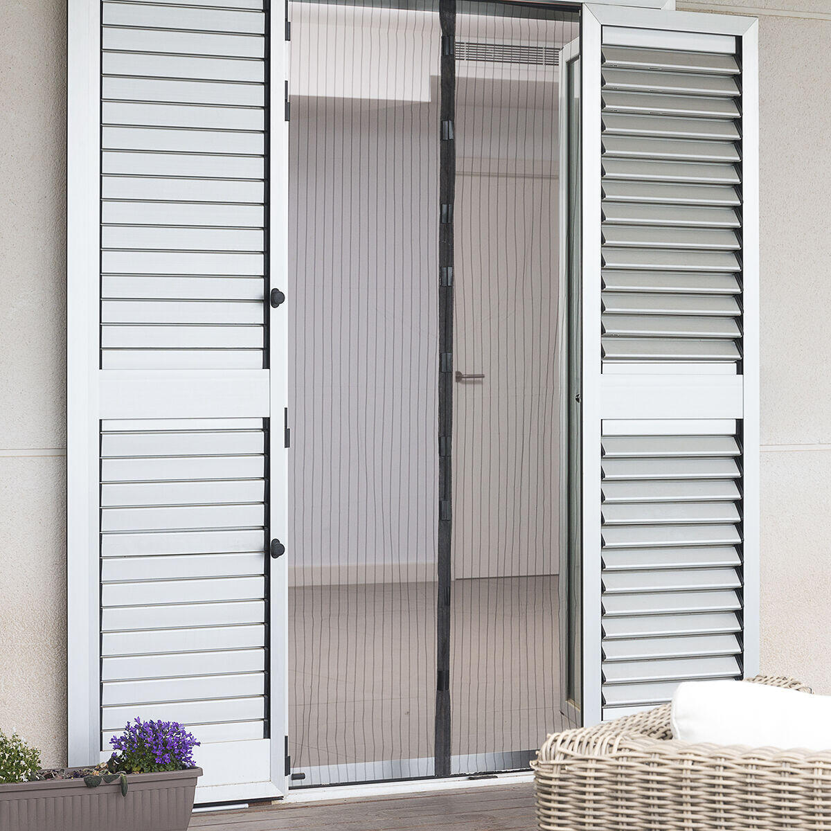 2 x MagneticPRO ORIGINAL™ - La novedosa mosquitera magnética de cierre automático (Tamaño UNIVERSAL 1m x 2m, apto para cualquier superficie) +ENVÍO GRATIS