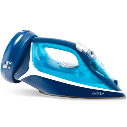 GRIDINLUX ULTRA™ - La primera plancha de vapor inalámbrica que se calienta en solo 7 segundos. (Batería duradera, 2600W, sistema antigoteo y antical).