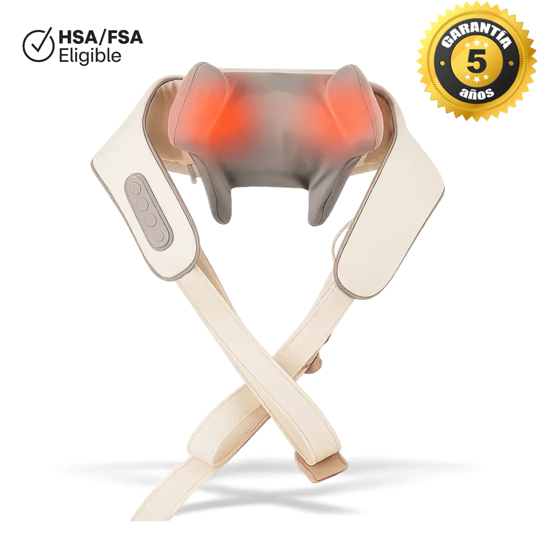 Masajeador 4D con tecnología humanoide - Elimina la tensión muscular, rigidez y haz fluir la sangre de nuevo evitando mareos futuros. (*Se siente como unas manos de fisioterapeuta o te devolvemos el dinero)