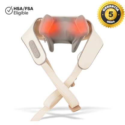 Masajeador 4D con tecnología humanoide - Elimina la tensión muscular, rigidez y haz fluir la sangre de nuevo evitando mareos futuros. (*Se siente como unas manos de fisioterapeuta o te devolvemos el dinero)